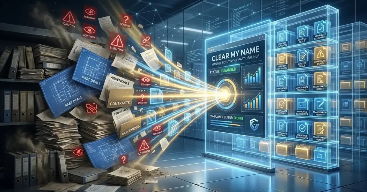 Manage Scrutiny of Past Business Dealings With Clear My Name