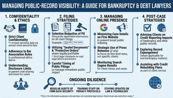 Managing Public Record Visibility for Bankruptcy and Debt Lawyers 1