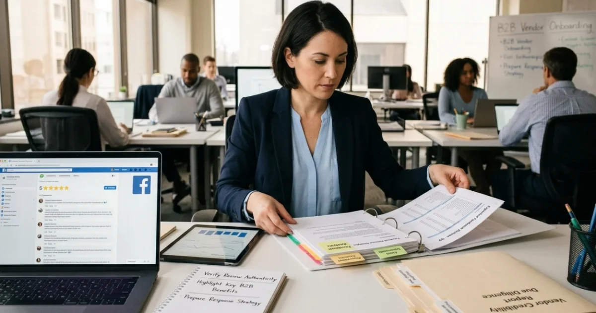 Preparing Your Facebook Reviews for B2B Procurement Checks