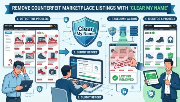 Remove Counterfeit Marketplace Listings With Clear My Name