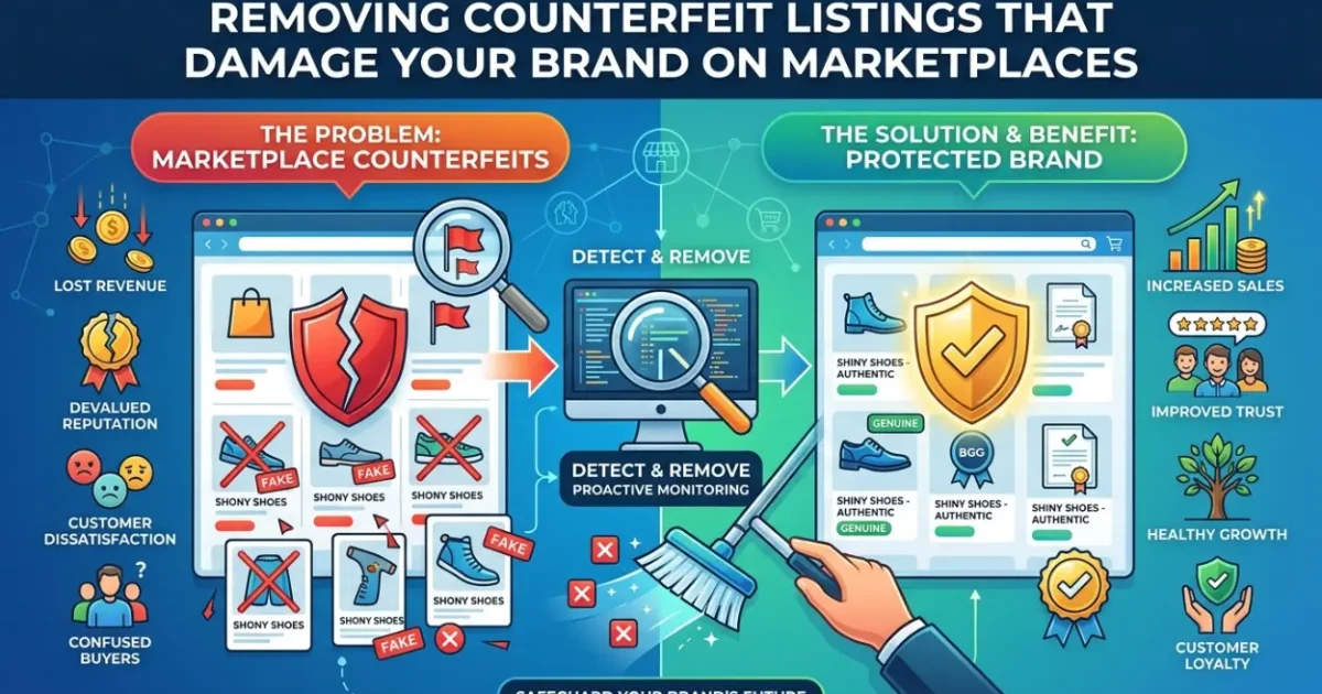 Removing Counterfeit Listings That Damage Your Brand on Marketplaces