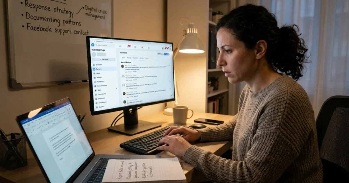 Responding to Coordinated 1-Star Facebook Attacks