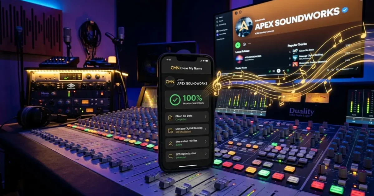 Shape Your Streaming Artist Image With Clear My Name