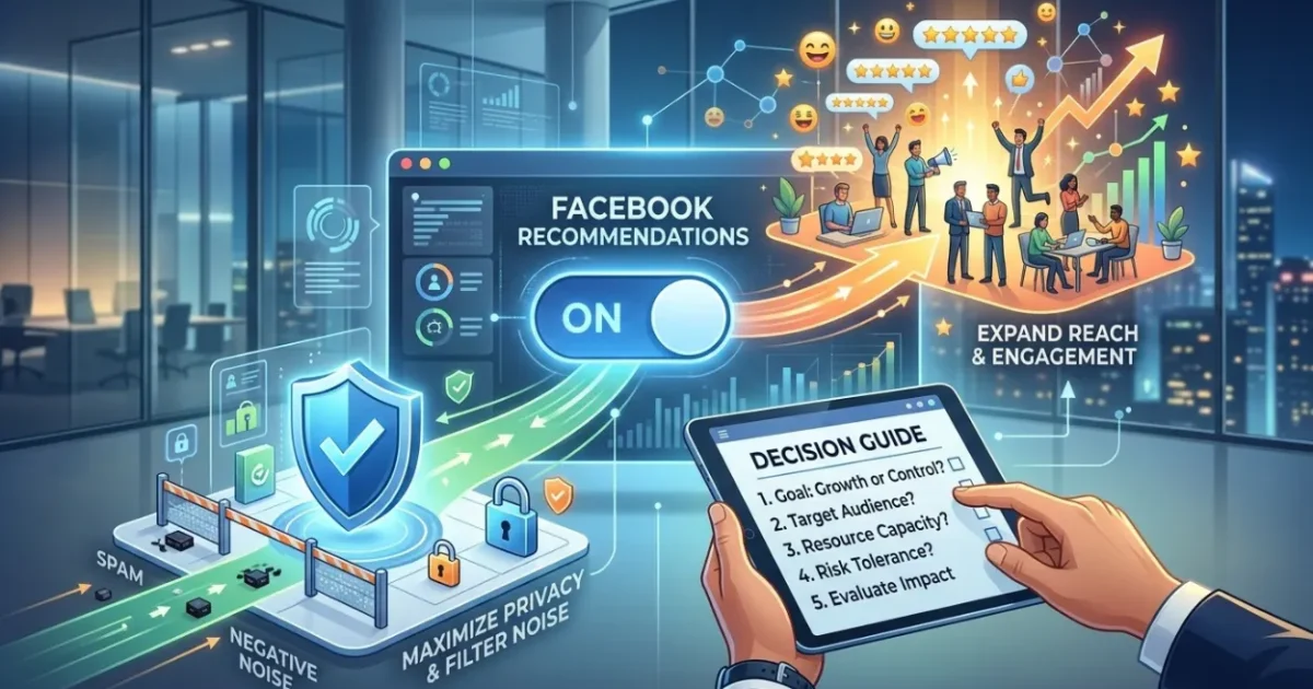 Should You Disable Facebook Recommendations? A Decision Guide
