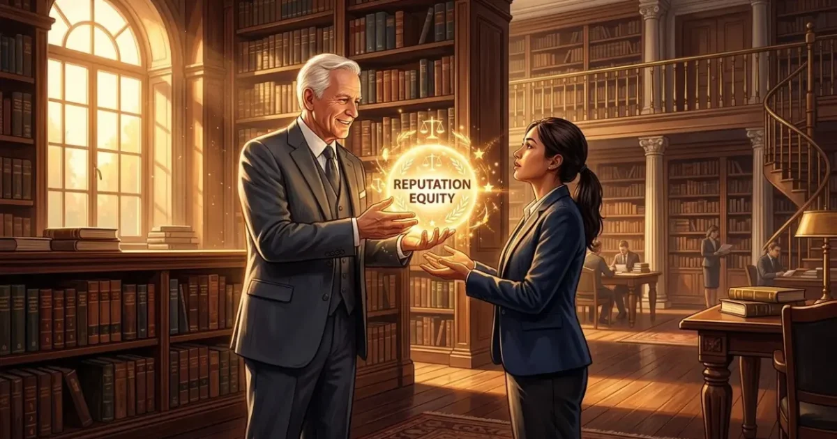 Transferring Reputation Equity From Retiring Partners to New Associates