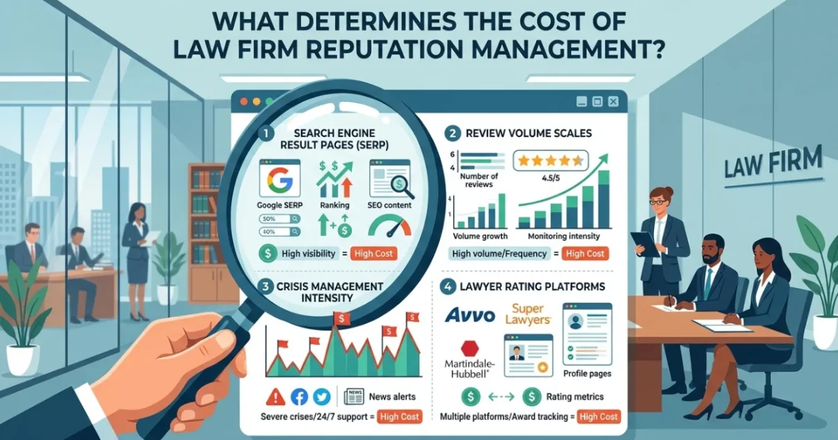 What Determines the Cost of Law Firm Reputation Management?