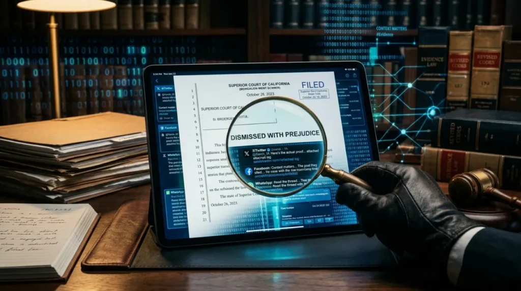 What Role Does Content Context Play in a Dismissed Case?