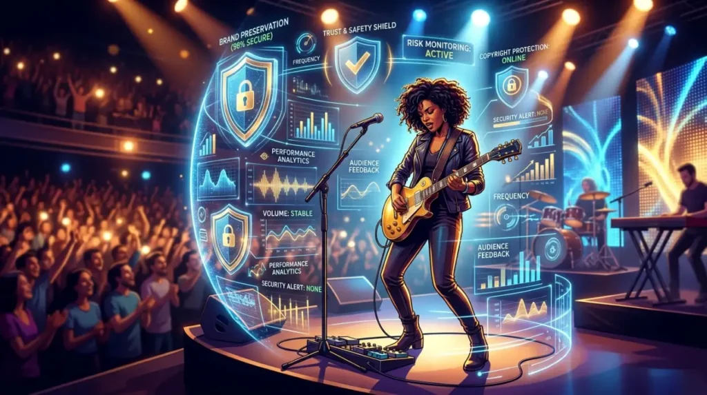 What makes a reputation management service reliable for musicians?