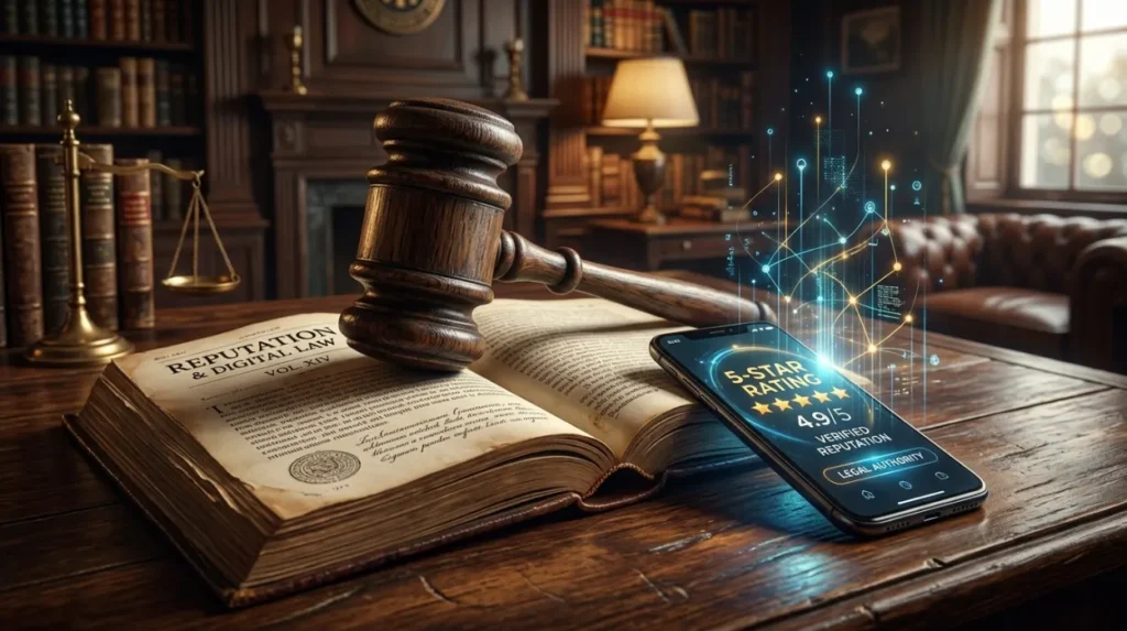 What role does authority play in legal online reputation?
