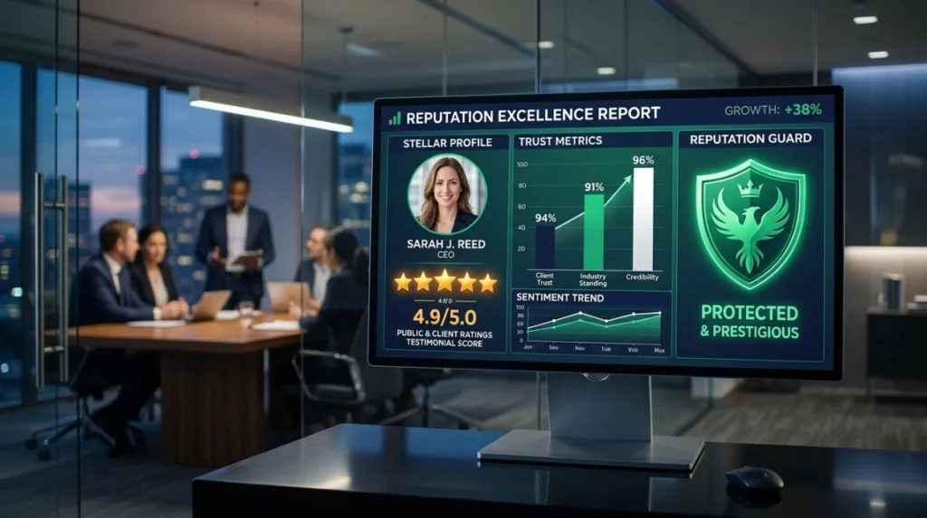 Which Outcomes Demonstrate an Effective Reputation Management Strategy?