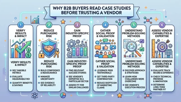 Why B2B Buyers Read Case Studies Before Trusting a Vendor