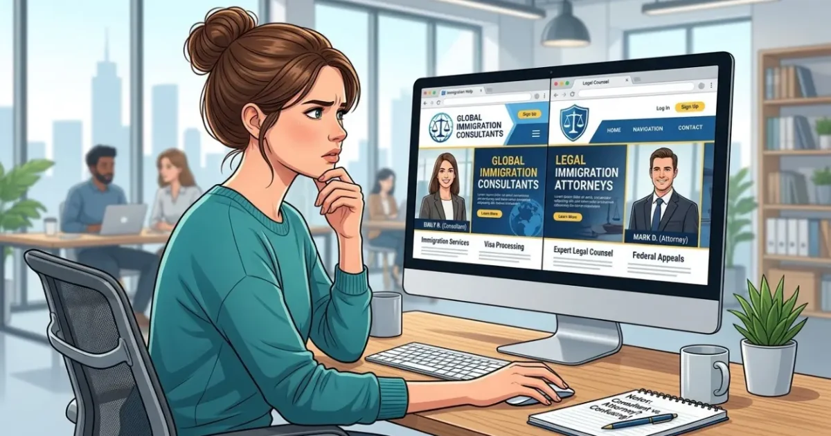 Why Immigration Consultants Get Confused With Immigration Attorneys Online