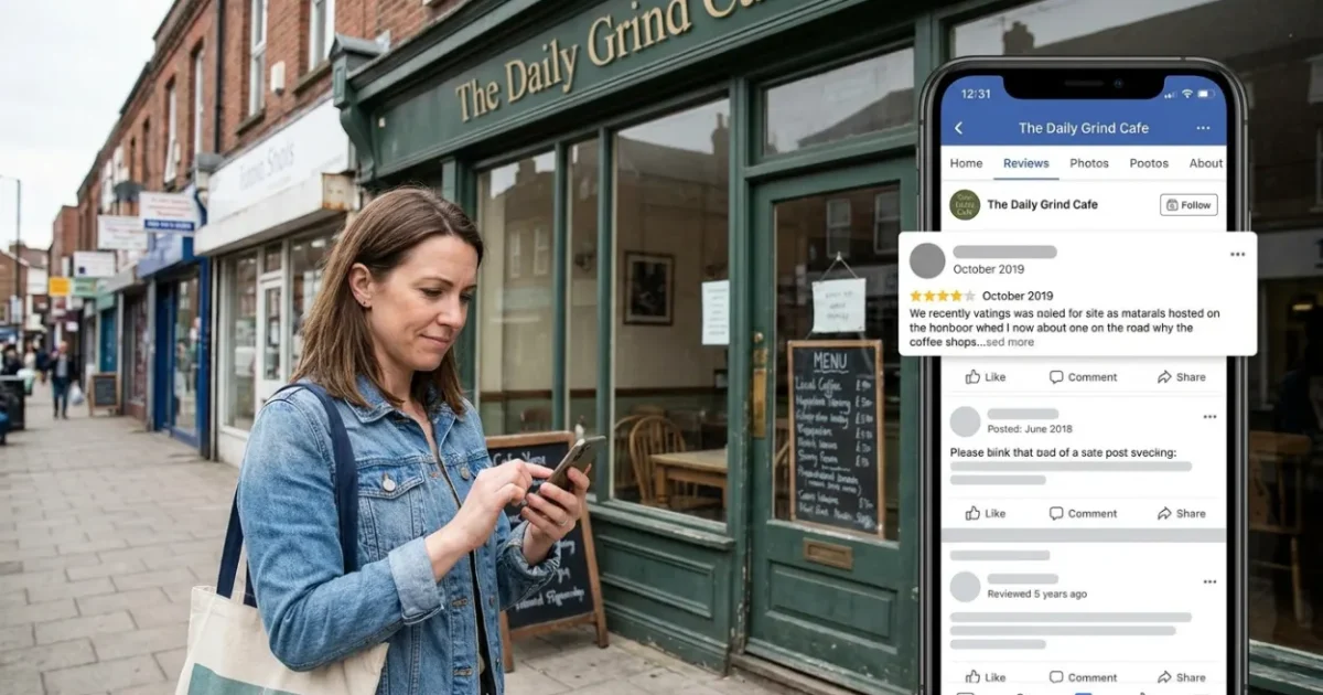 Why Old Facebook Reviews Signal Stagnation to Buyers