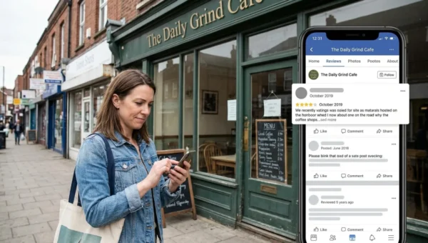 Why Old Facebook Reviews Signal Stagnation to Buyers 1