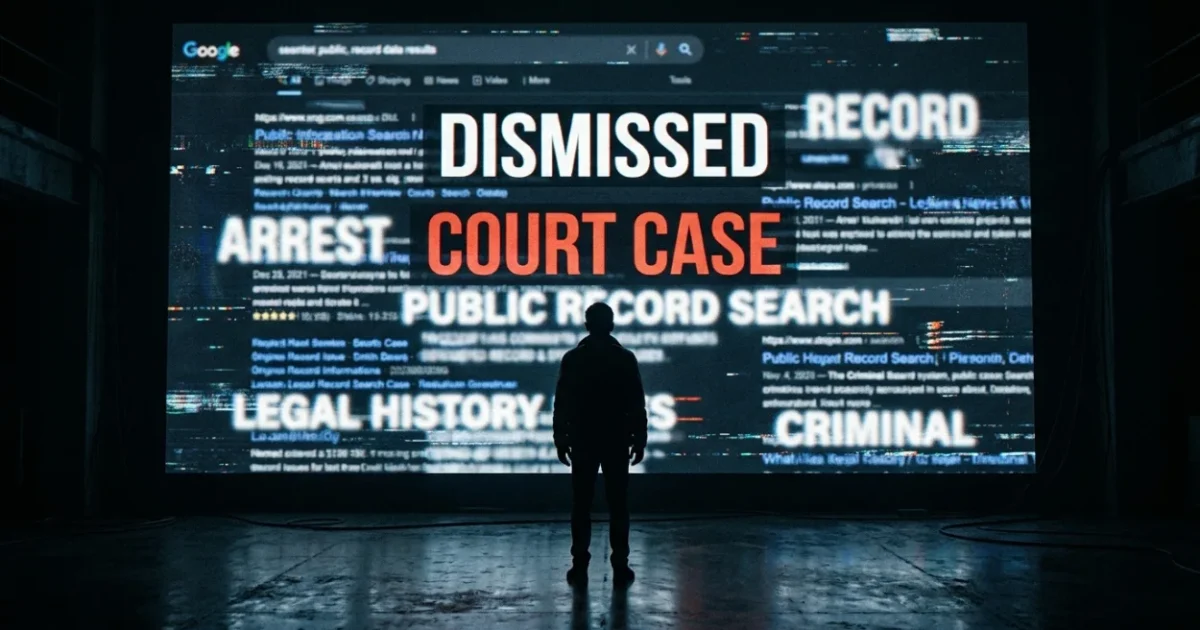 Why a Dismissed Court Case Still Damages Your Name Online