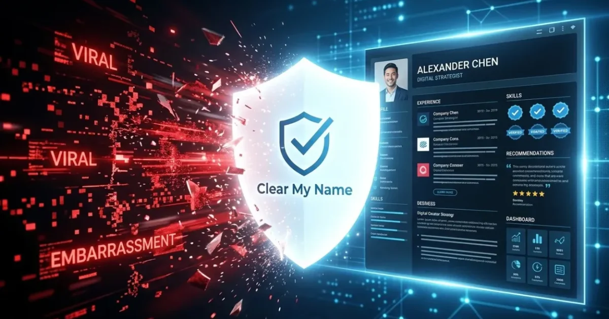 Bury an Embarrassing Viral Moment With Clear My Name