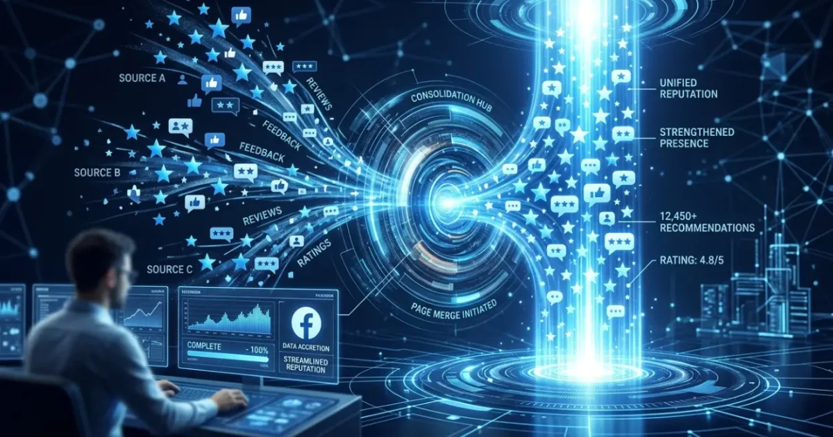Consolidating Recommendations After a Facebook Page Merge