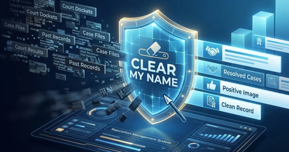 Control Court Docket and Case-Outcome Search Results With Clear My Name
