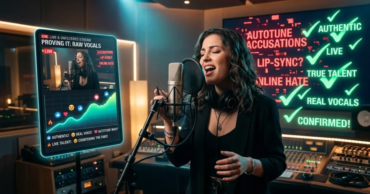 Countering Autotune and Lip-Sync Accusations Online