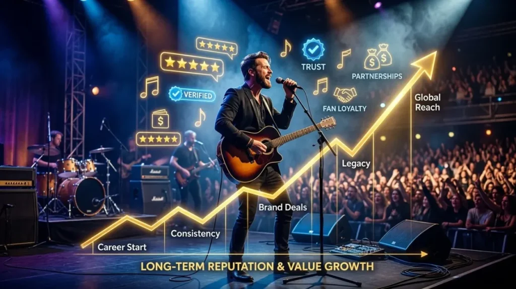 Does the cost of reputation management provide long-term value for musicians?