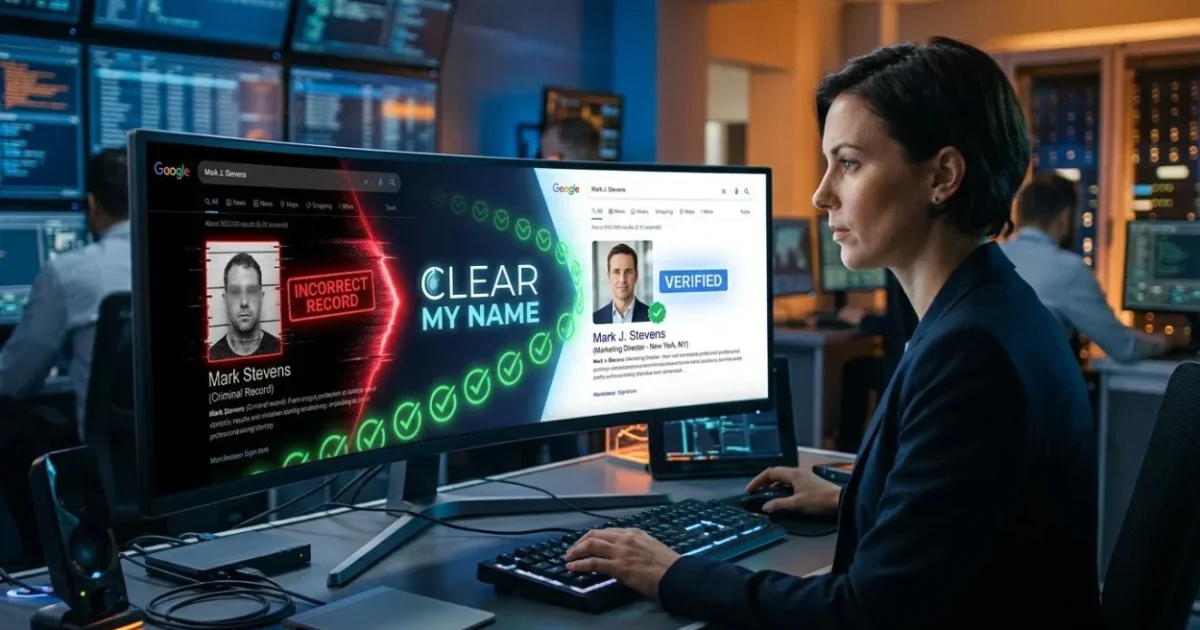 Fix Mistaken-Identity Search Results With Clear My Name