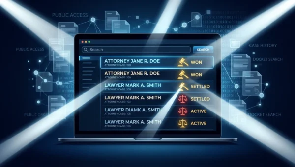 How Court Docket Websites Expose Attorney Case Outcomes