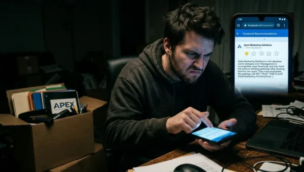 How Disgruntled Ex Employees Post Facebook Recommendations