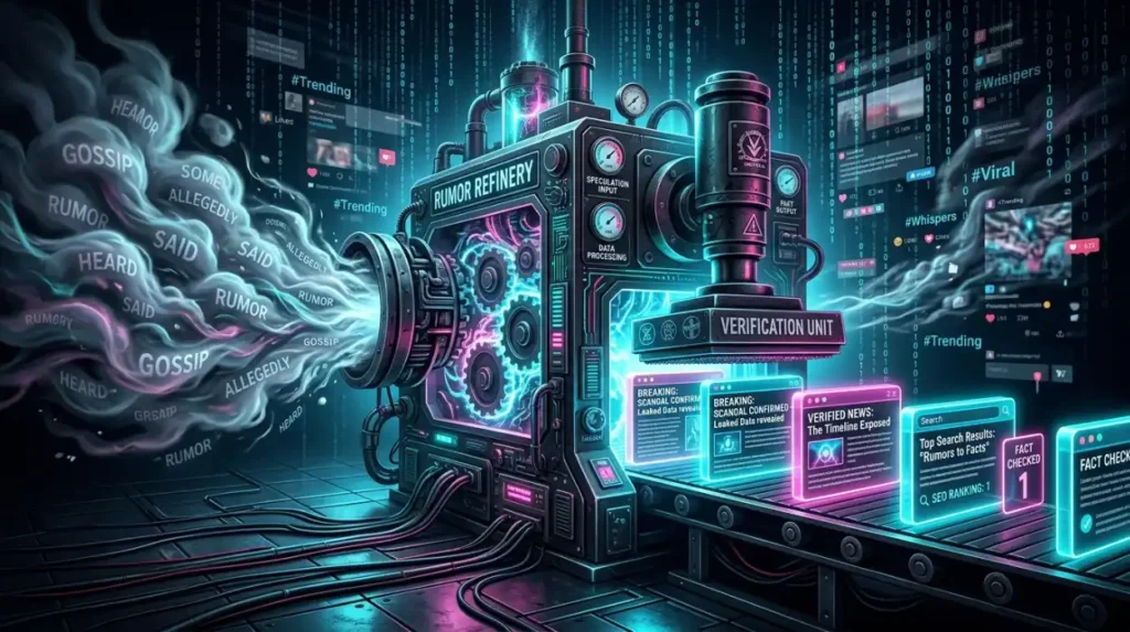 How Do Entertainment Websites Turn Speculation Into Searchable Content?