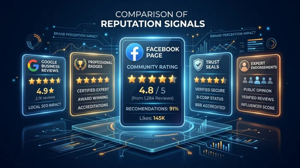 How Do Facebook Reviews Compare With Other Reputation Signals?