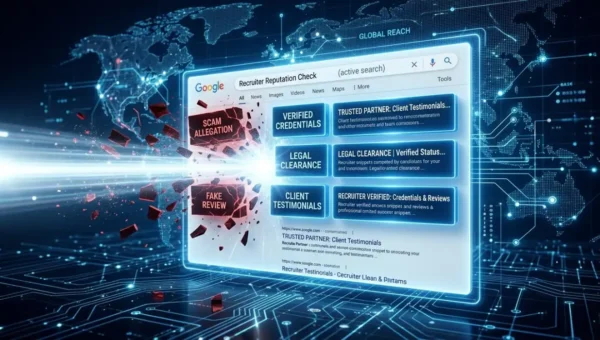 How Do International Recruiters Remove Scam Allegations From Google Results