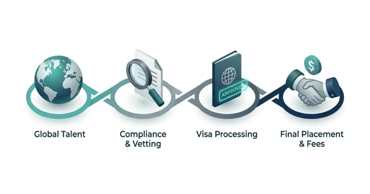 How Do International Recruitment Agencies Work? Visas, Compliance, and Fees