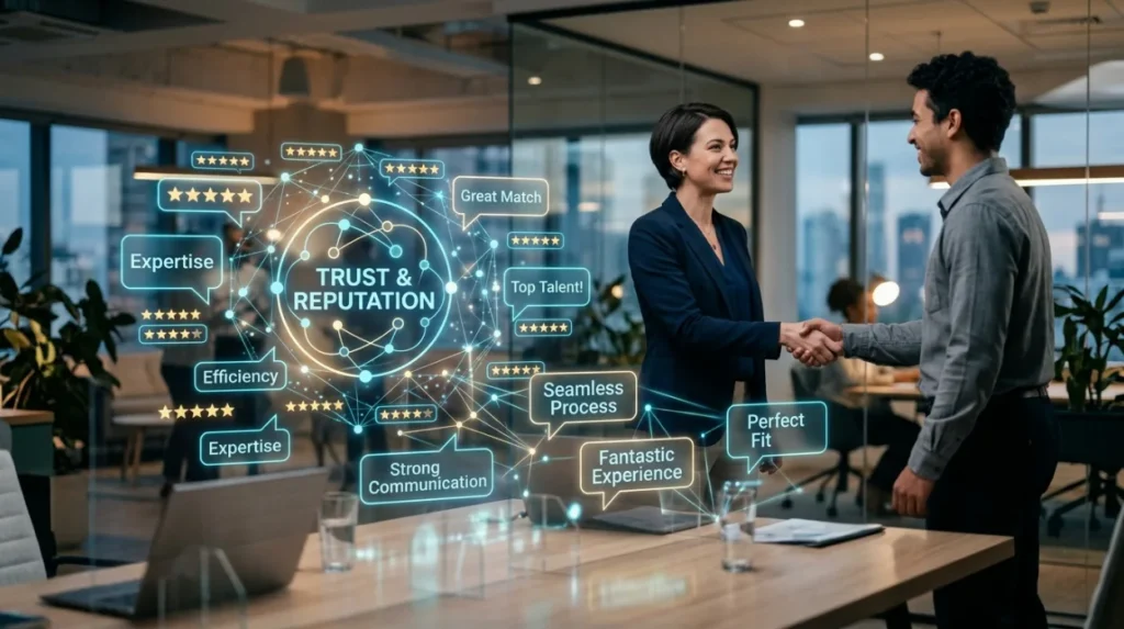 How Do Reviews Shape the Reputation of Tech Recruiters?