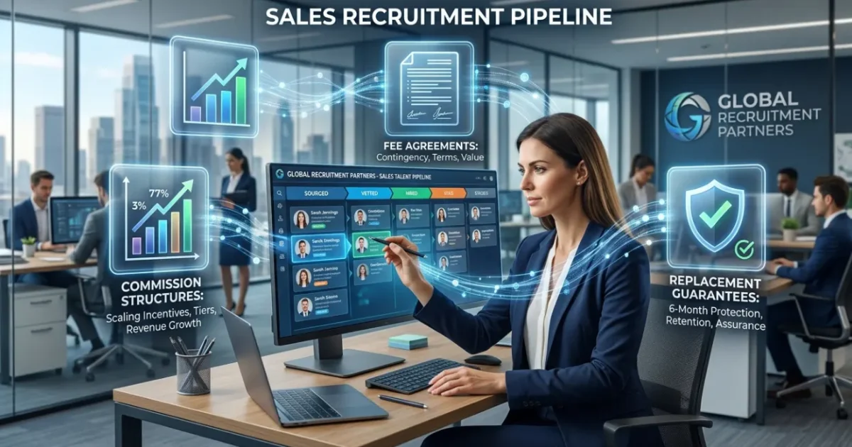 How Do Sales Recruitment Agencies Work? Commission, Fees, and Guarantees