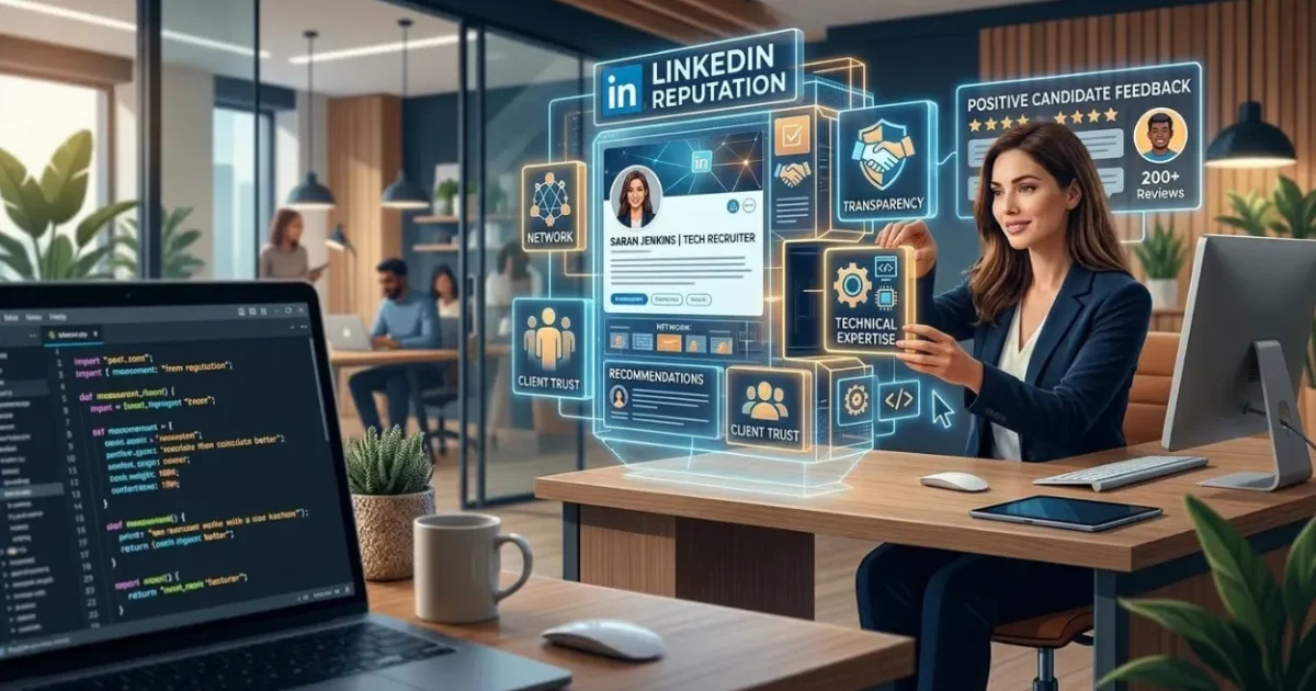 How Do Tech Recruiters Build a LinkedIn Reputation Developers Trust?