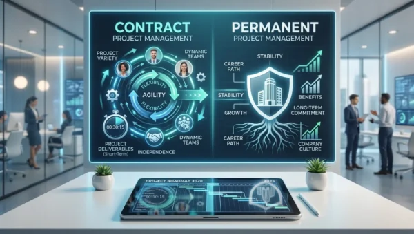 How Does Project Management Recruitment Work Contract vs Permanent in 2026