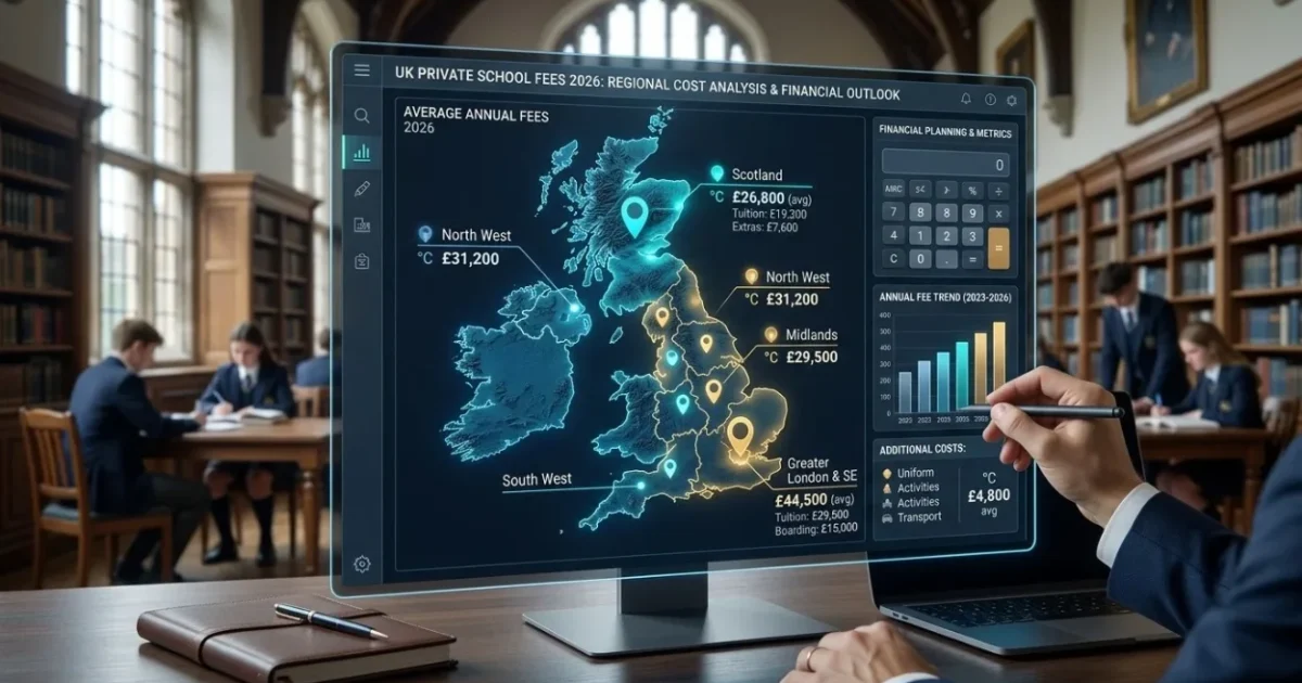How Much Does Private School Cost in the UK? 2026 Fee Breakdown by Region