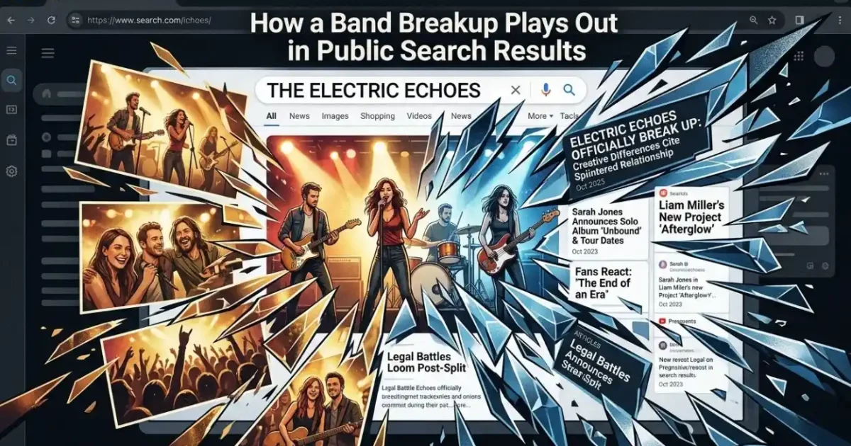 How a Band Breakup Plays Out in Public Search Results
