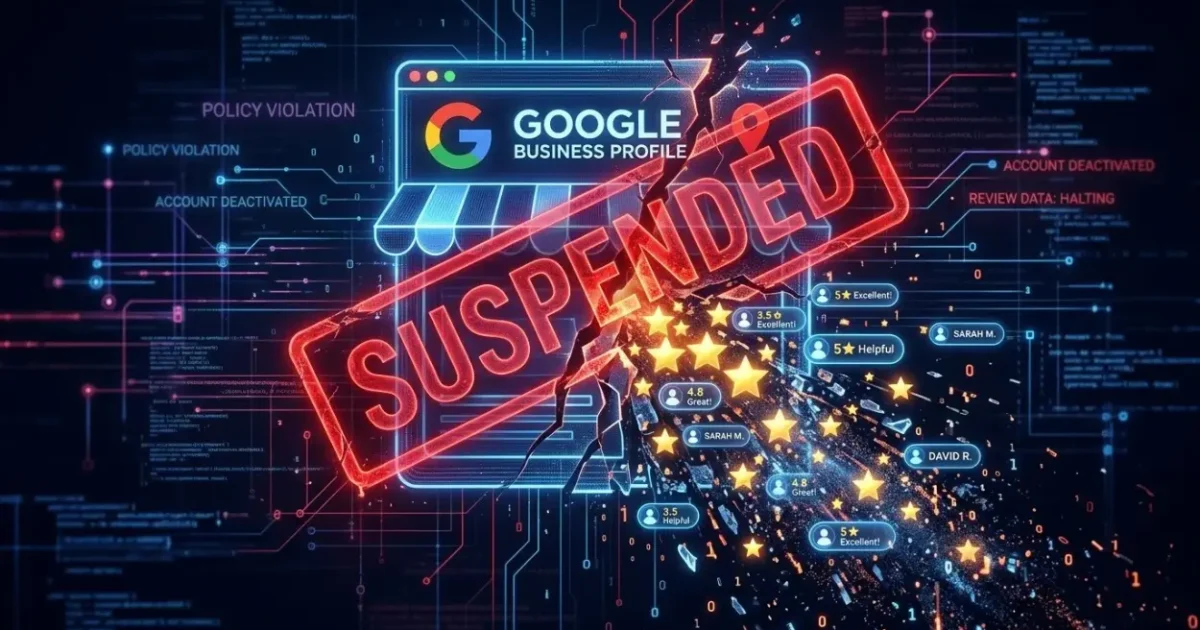How a Suspended Google Business Profile Wipes Out Your Reviews