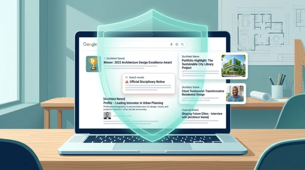 How does reputation management reduce risk when an ARB complaint appears online?