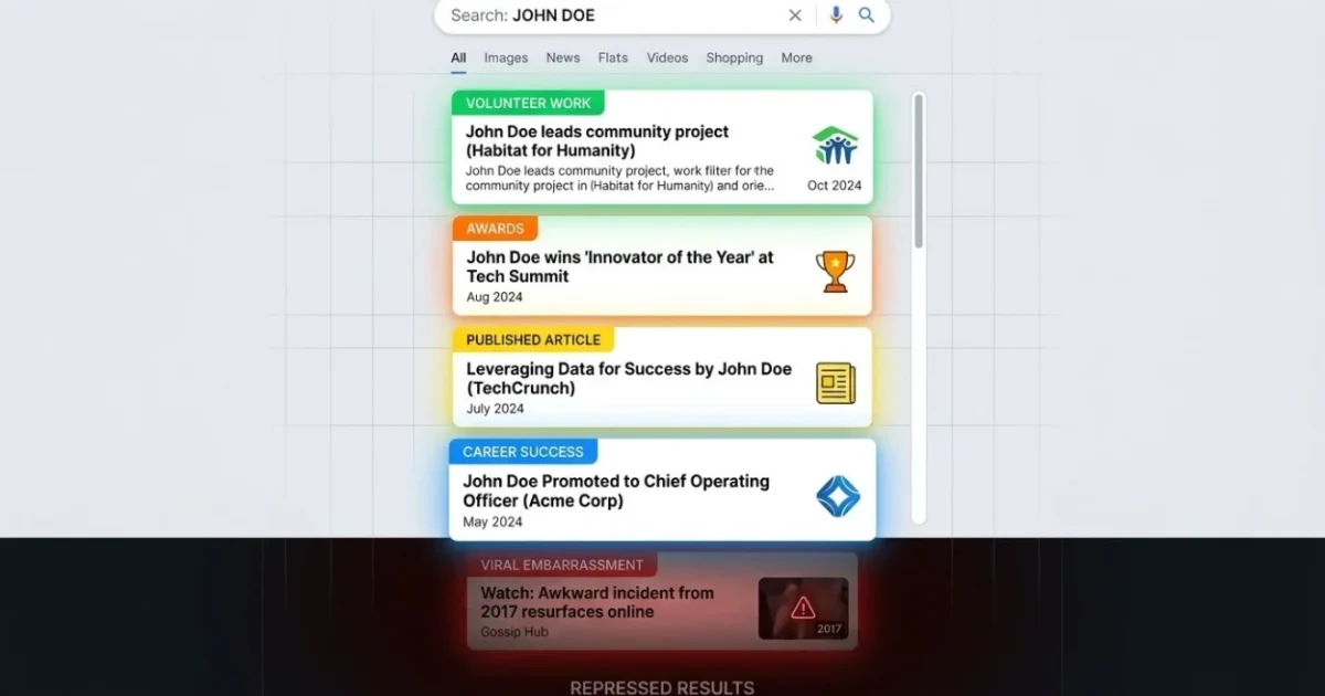 How to Bury a Viral Embarrassing Moment in Search Results