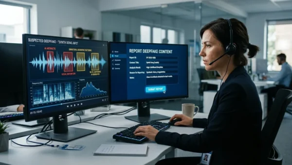 How to Detect and Report Deepfake Songs of Your Voice