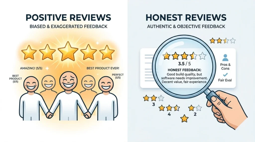 Is asking for positive reviews different from asking for honest reviews?