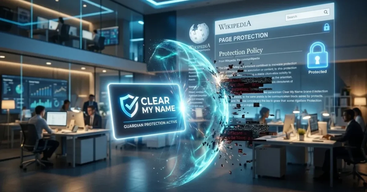 Protect Your Wikipedia Page With Clear My Name