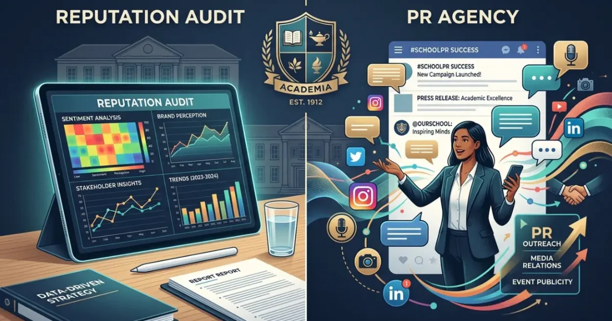 Reputation Audit vs PR Agency: Which Fixes School Enrolment Decline Faster?