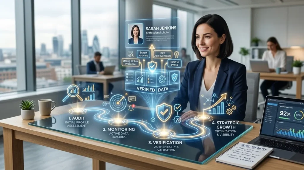 What process makes reputation management reliable for individuals?