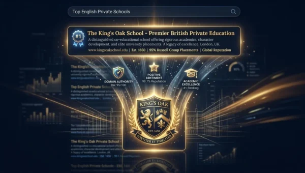 Which English Private Schools Rank Highest on Google and Why