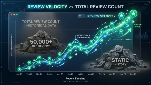 Why Review Velocity Matters More Than Total Review Count