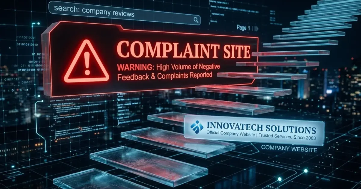 Why Your Name on a Complaint Site Outranks Your Own Website
