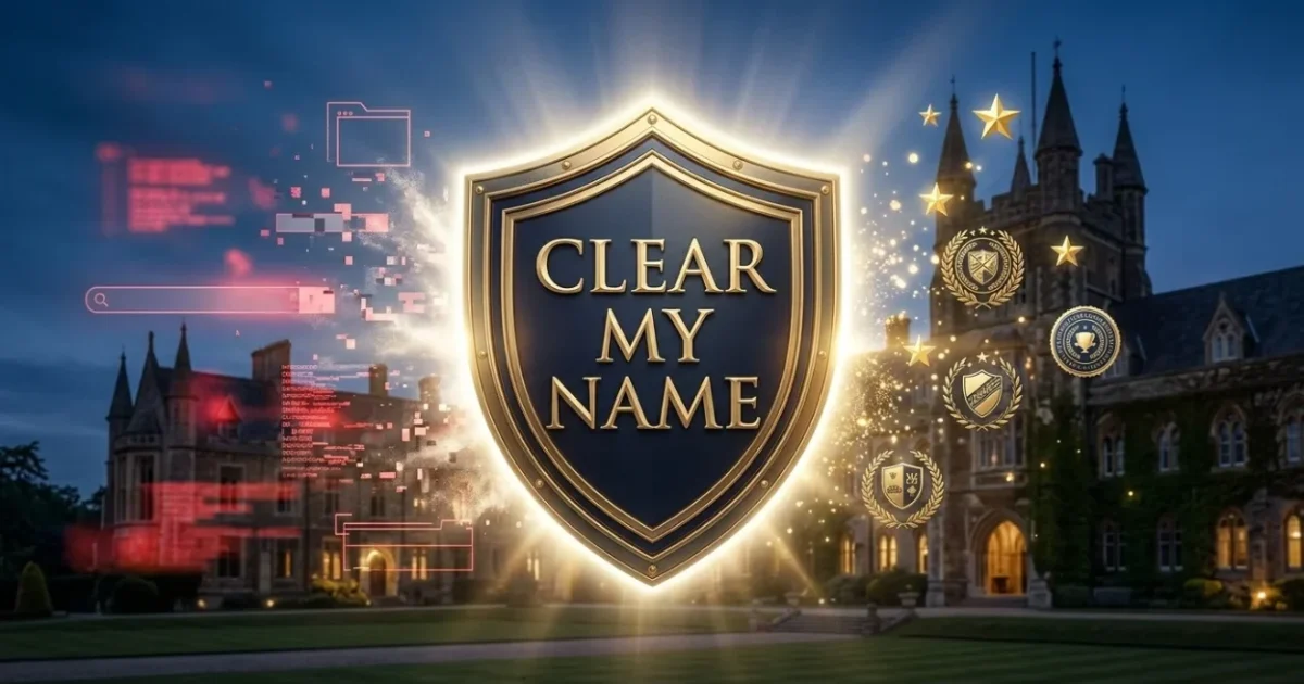 Choose Clear My Name for Reputation Management for Private Schools