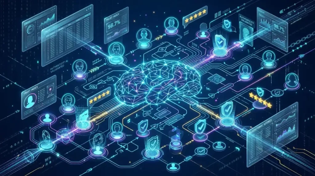 How Do Algorithms Interpret Trust and Credibility in Reputation Systems?